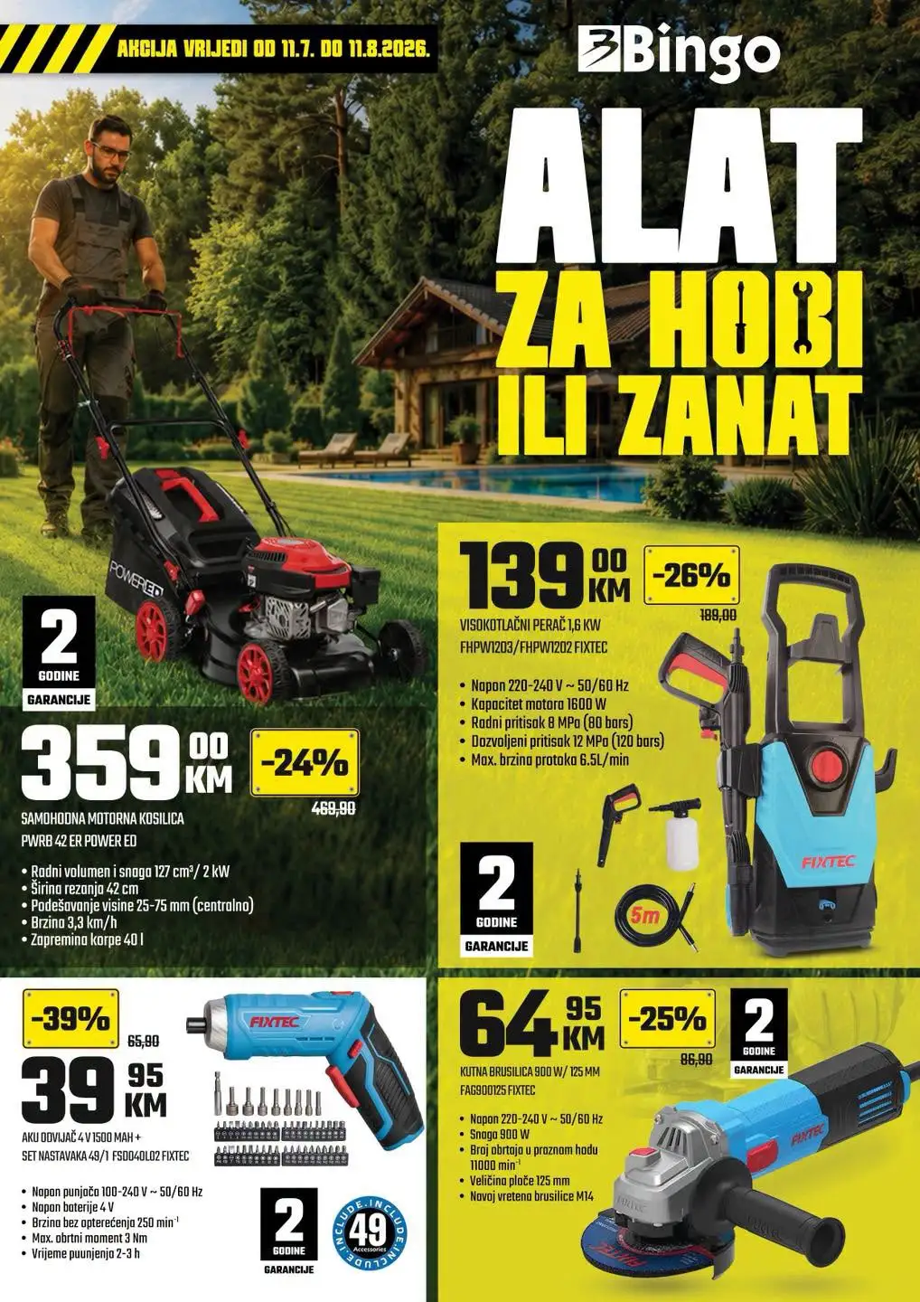 Bingo katalog Alat za hobi ili zanat 11.7-11.8.2026. - str. 1