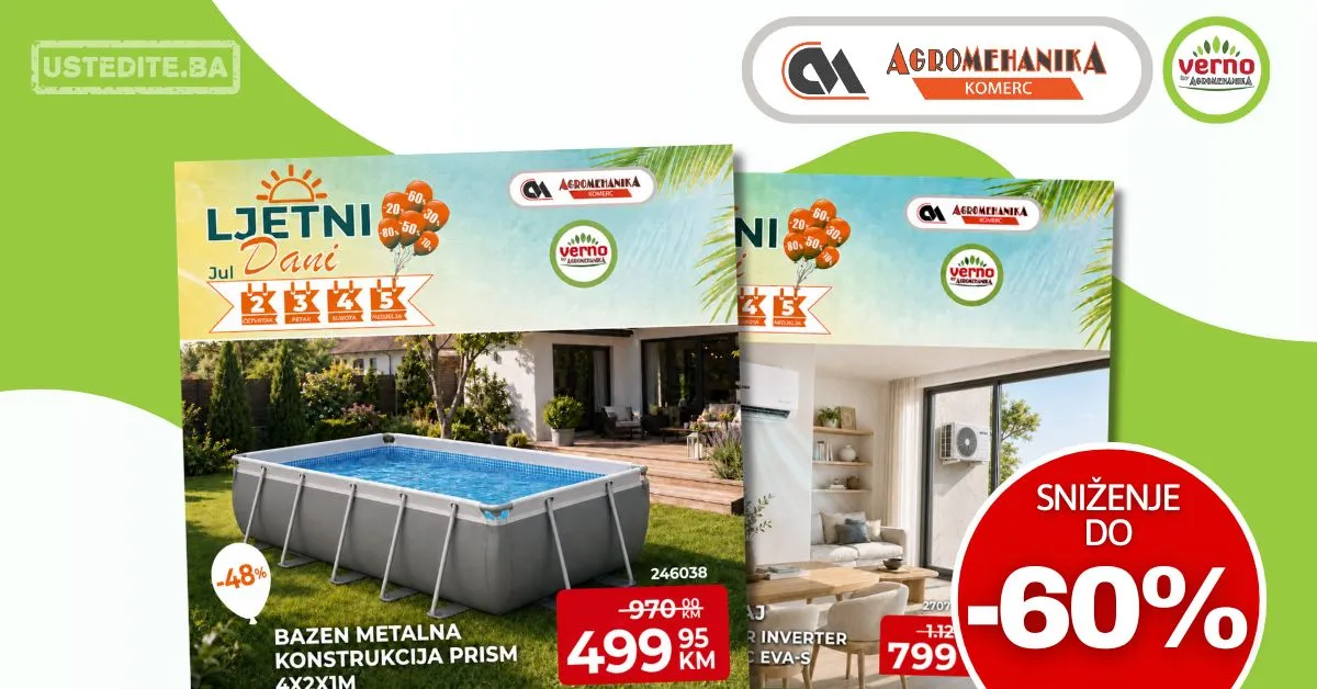 Verno by Agromehanika akcija LJETNI DANI 2-5.7.2026.