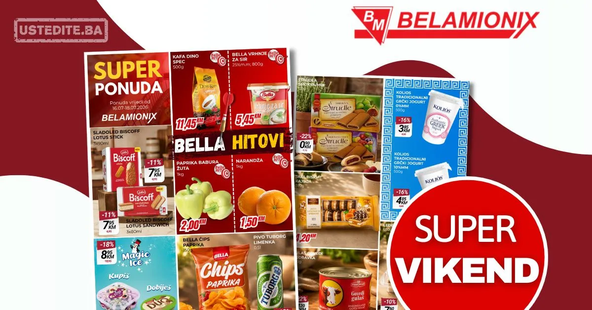Belamionix vikend akcija 16-18.7.2026.