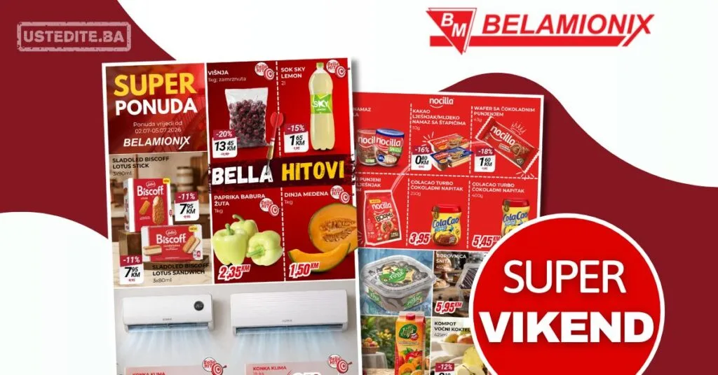 Belamionix vikend akcija 2-5.7.2026.