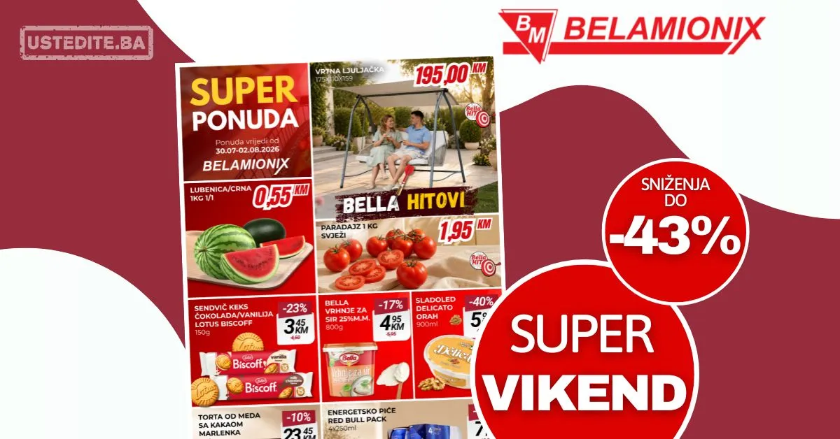 Belamionix vikend akcija 30.7-2.8.2026.