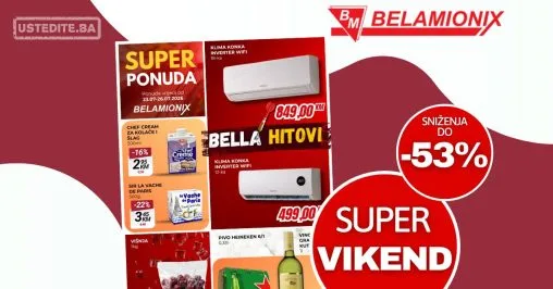 Belamionix vikend akcija 23-26.7.2026.