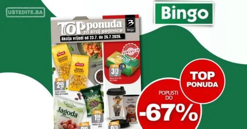 Bingo vikend akcija 23-26.7.2026