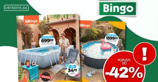 Bingo akcija BAZENI juli 2026.