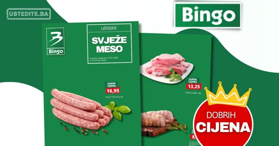 Bingo akcija MESNICA - sniženje do 15.7.2026. - str. 2