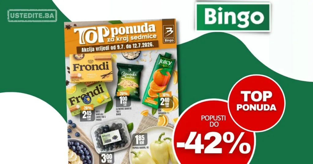 Bingo vikend akcija 9-12.7.2026