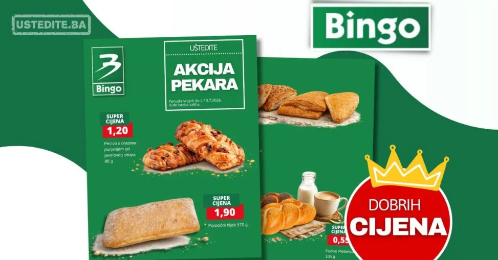 Bingo akcija PEKARA ~ sniženje do 19.7.2026. - str. 2