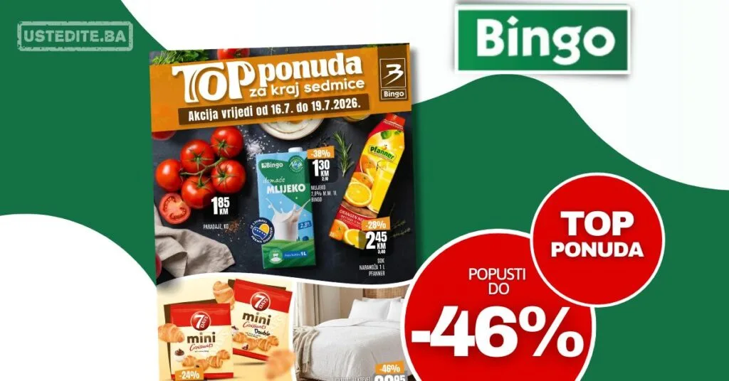 Bingo vikend akcija 16-19.7.2026.