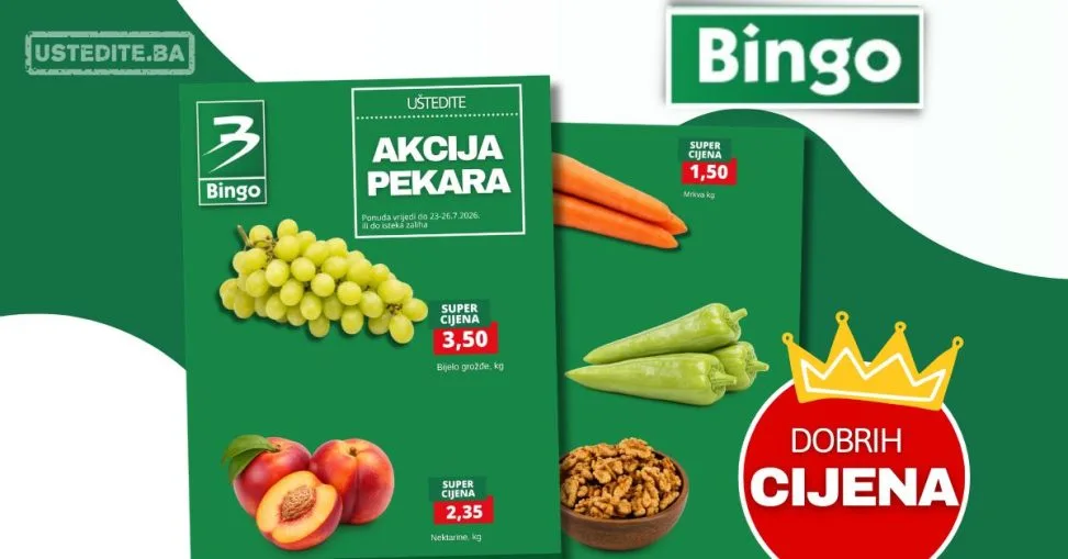 Bingo SENZACIONALNI POPUSTI - akcija do 2.8.2026.