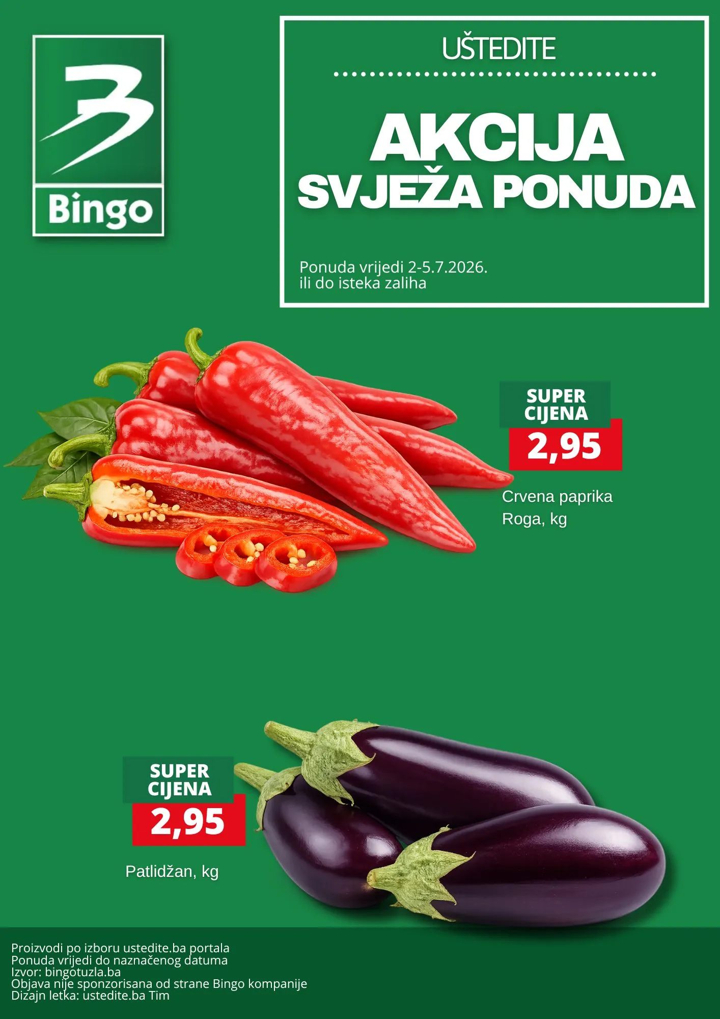 Bingo akcija SVJEŽA PONUDA 2-5.7.2026. - str. 2