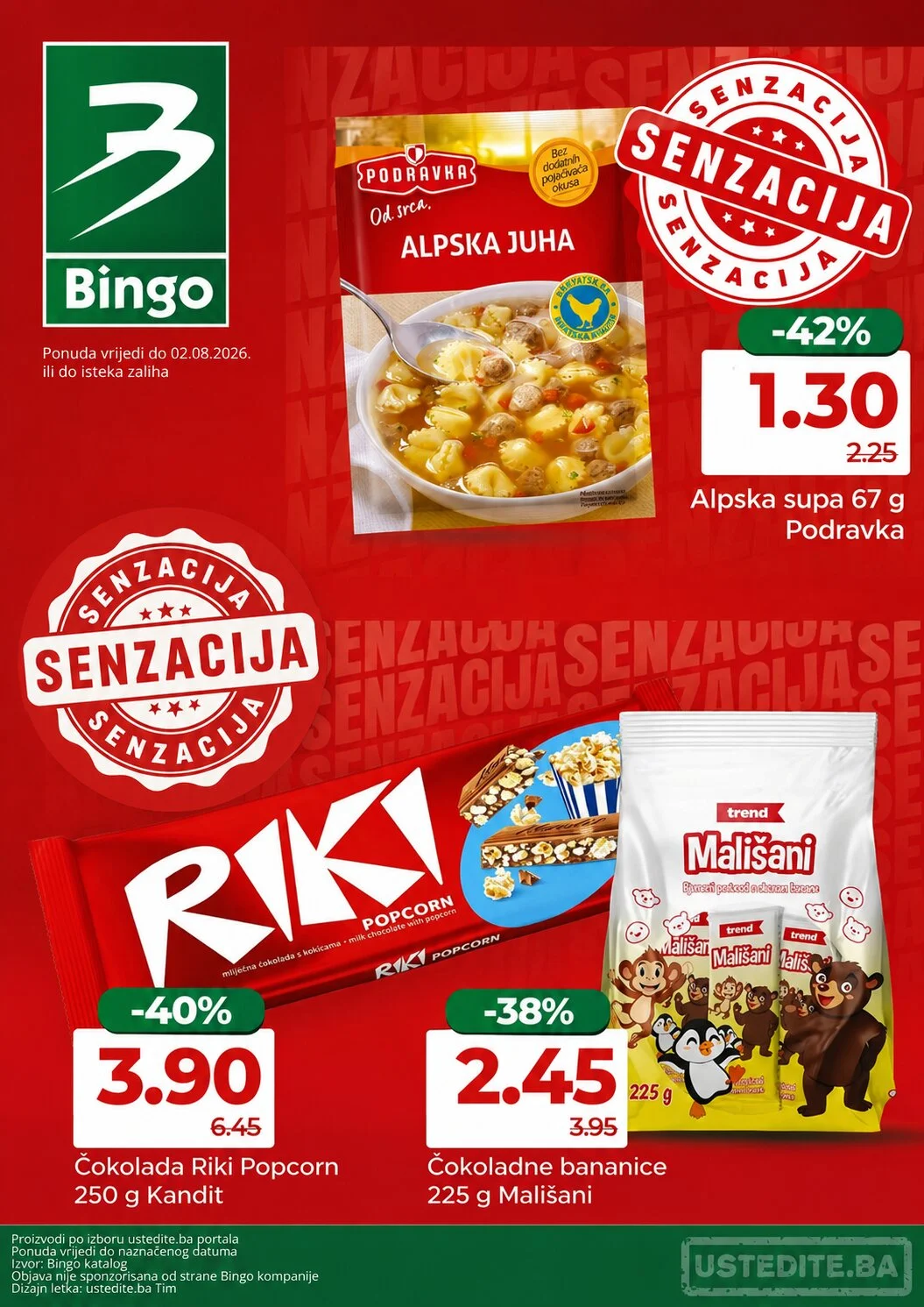 Bingo SENZACIONALNI POPUSTI - akcija do 2.8.2026. - str. 2