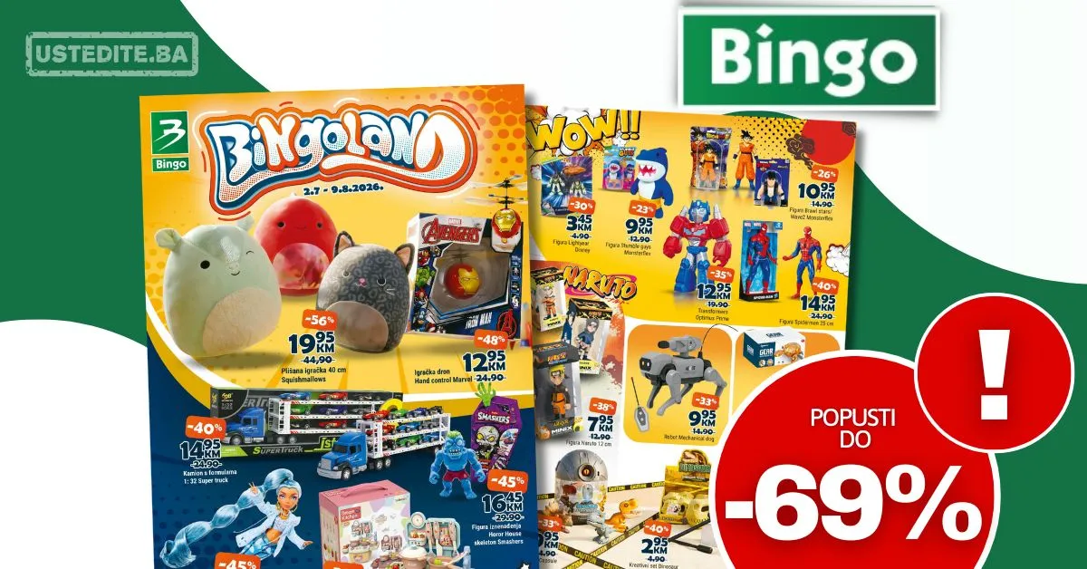 Bingo katalog BINGOLAND 2.7-9.8.2026.