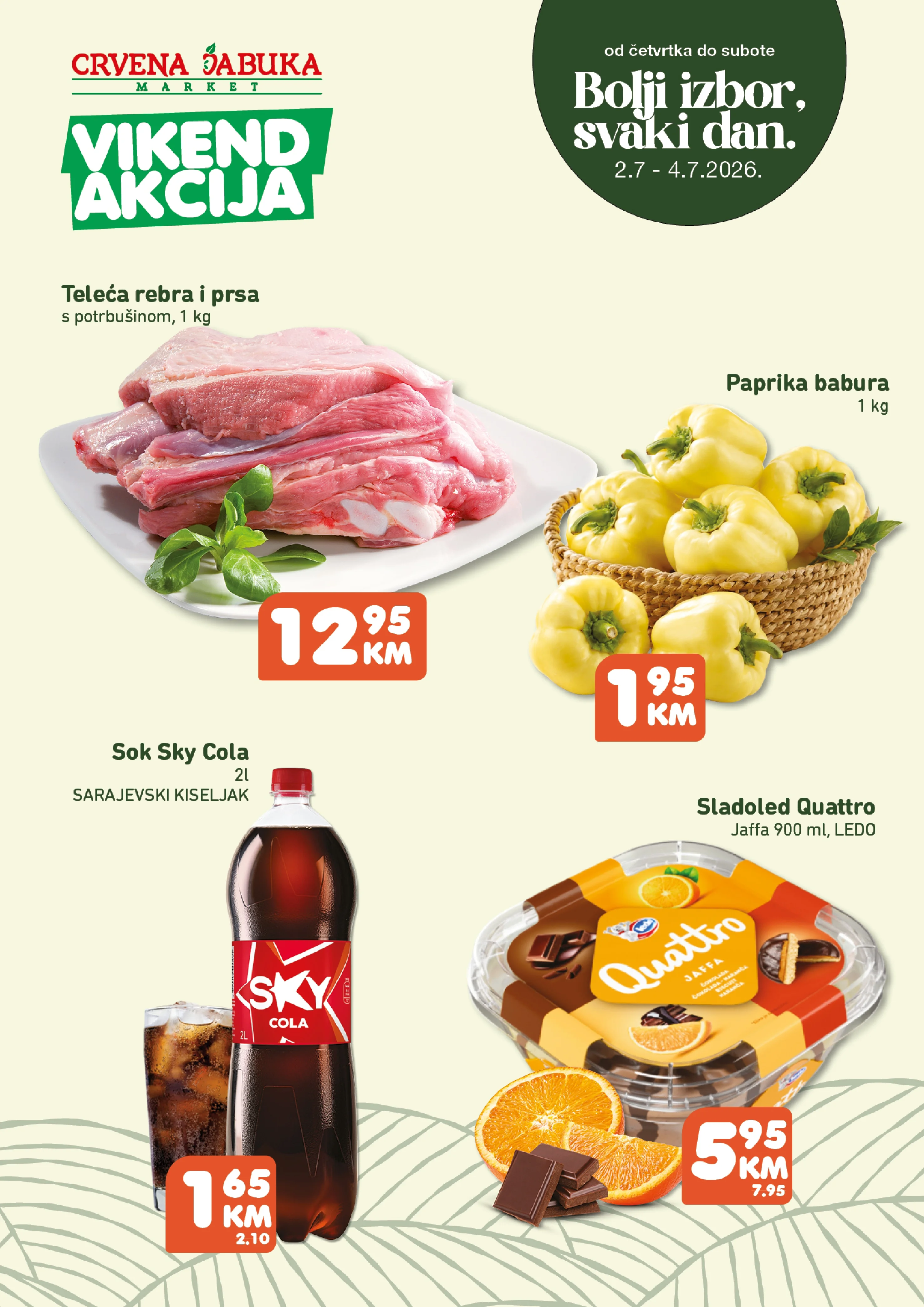 Crvena jabuka vikend akcija 2-4.7.2026. - str. 1