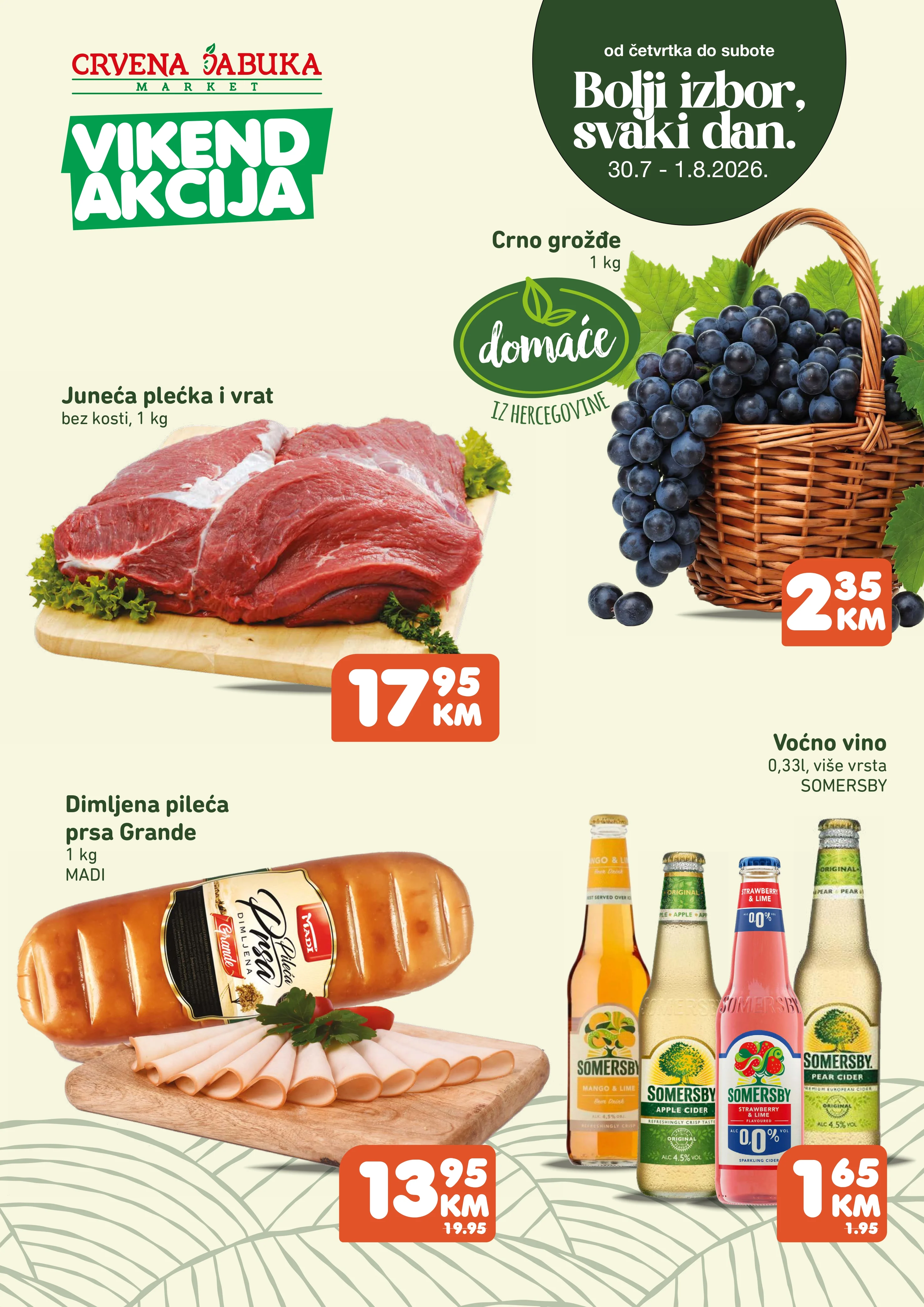 Crvena jabuka vikend akcija 30.7-1.8.2026. - str. 1