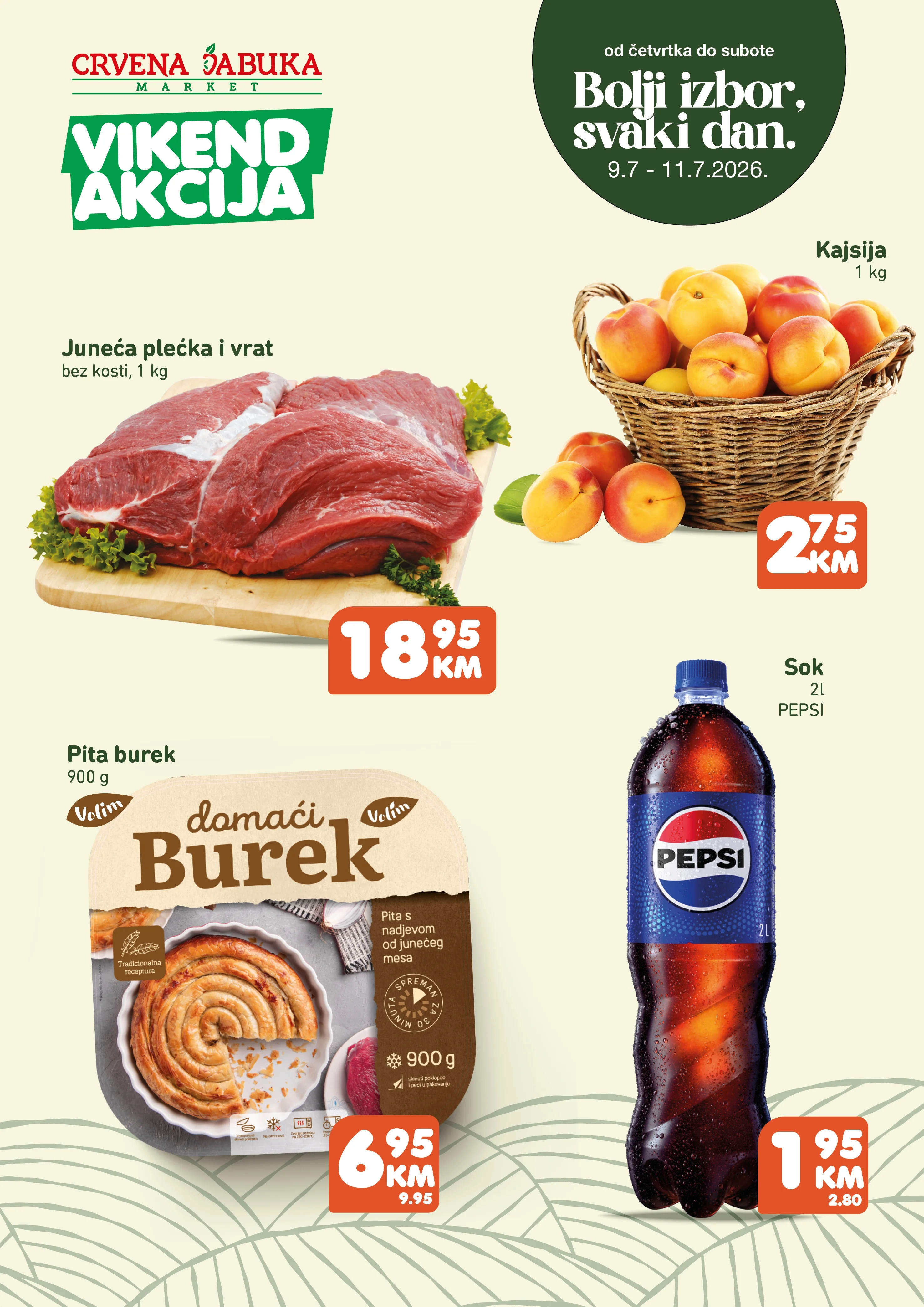 Crvena jabuka vikend akcija 9-11.7.2026. - str. 1