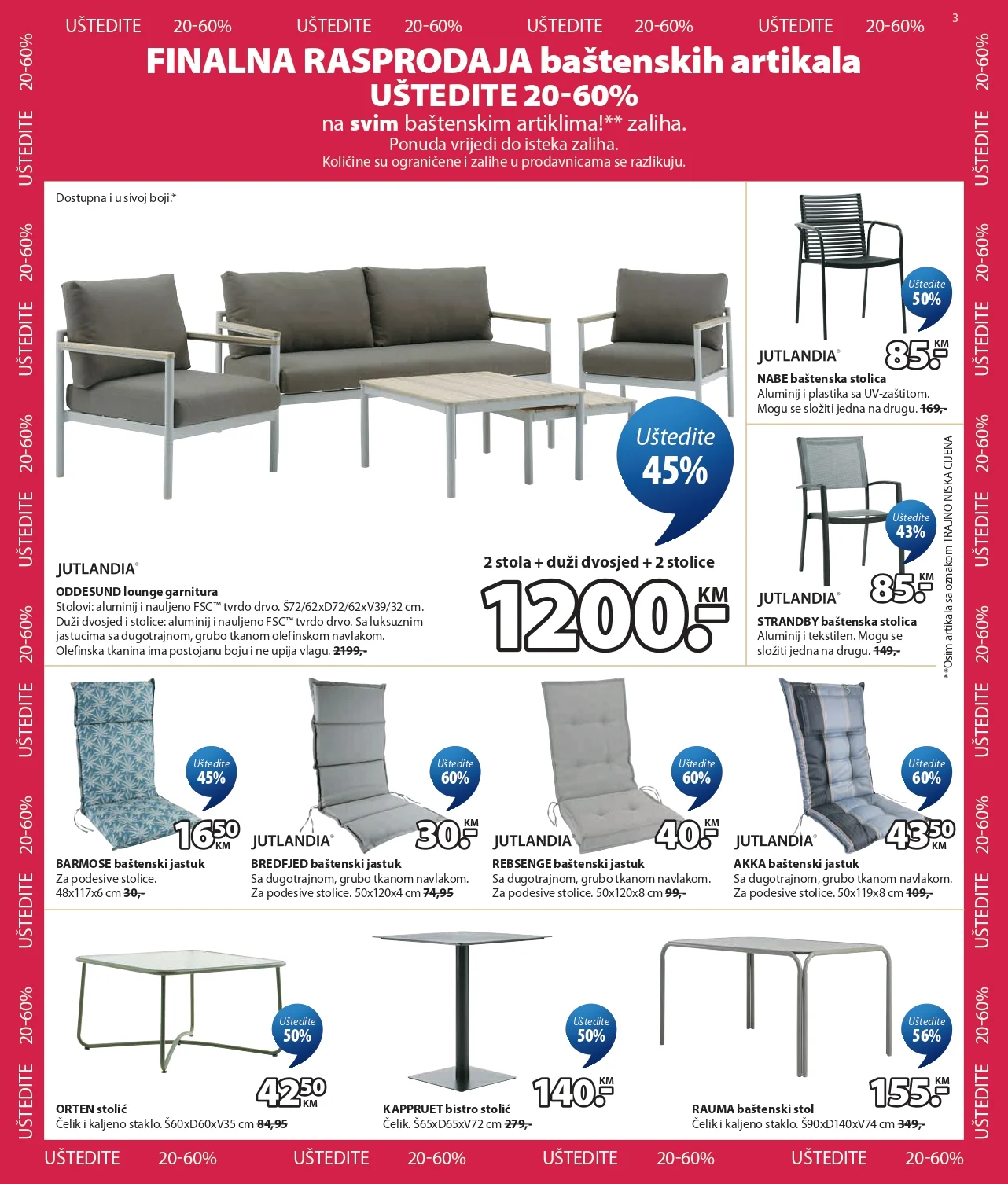 Jysk katalog RASPRODAJA BAŠTENSKIH ARTIKALA 29.7-1.9.2026. - str. 4