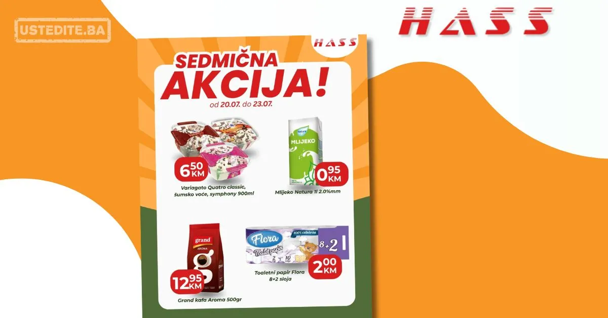 Hass komerc Zenica AKCIJA 20-23.7.2026.
