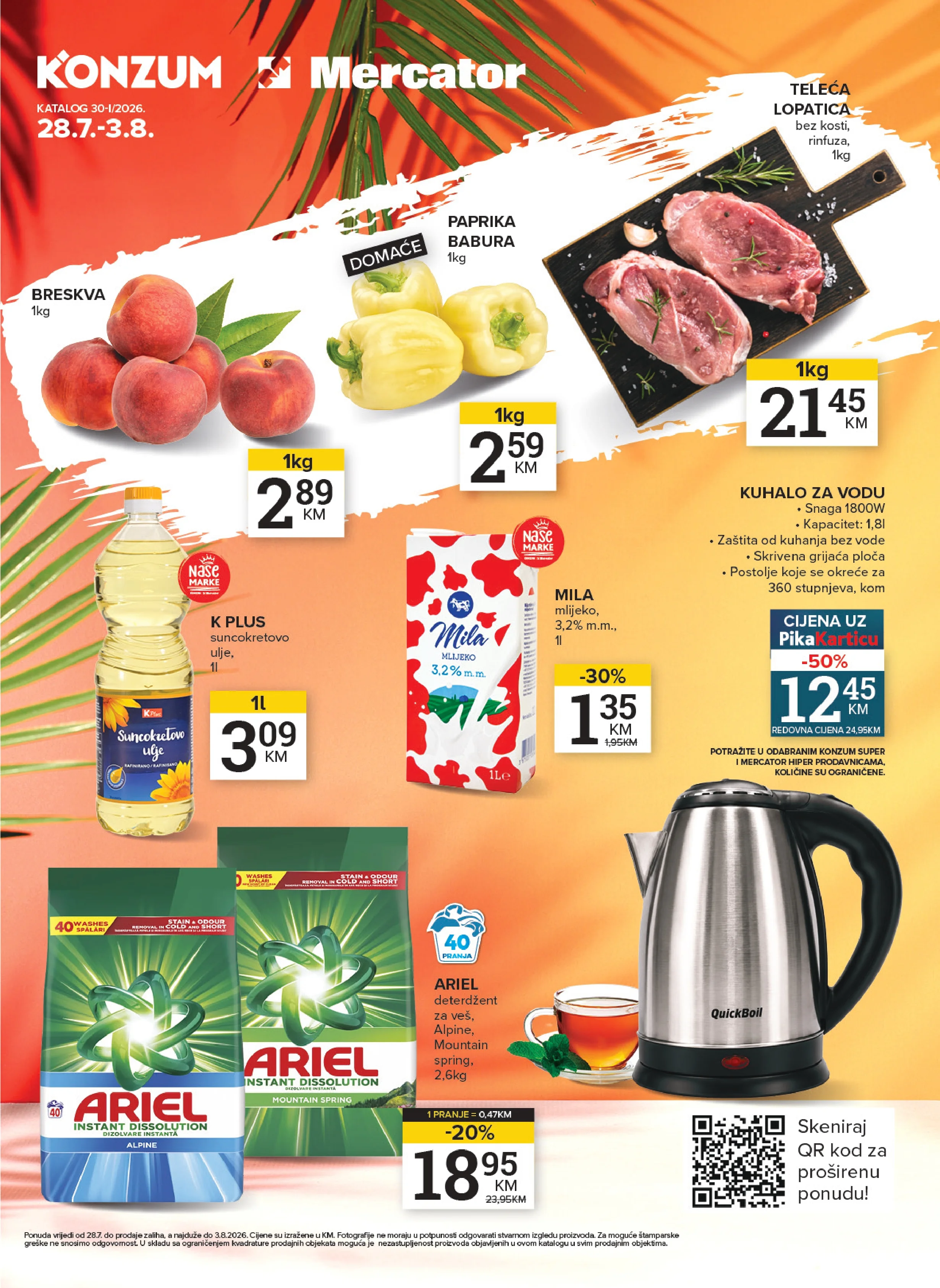 Konzum katalog 28.7-3.8.2026. - str. 1