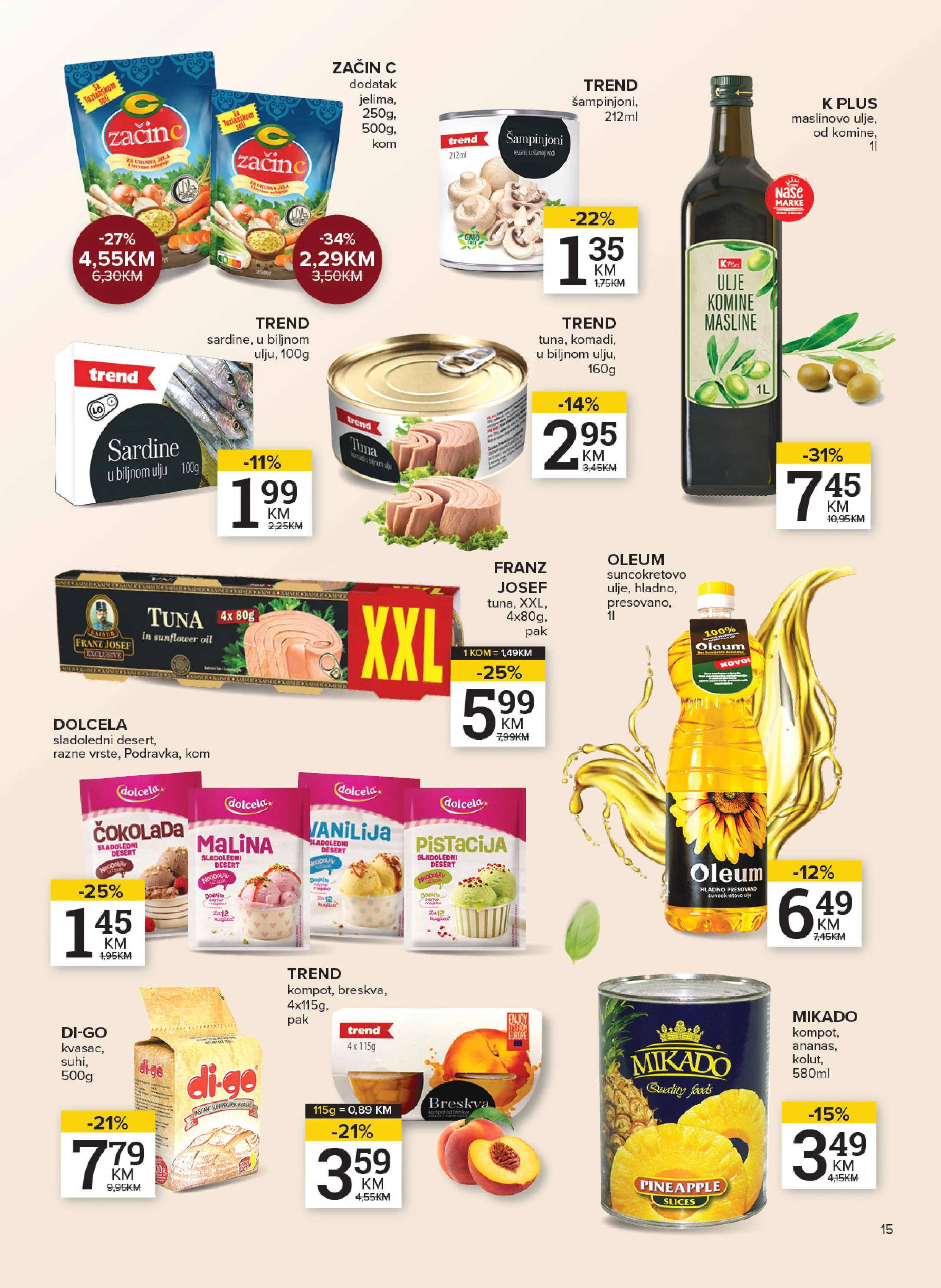 Konzum katalog 28.7-3.8.2026. - str. 15