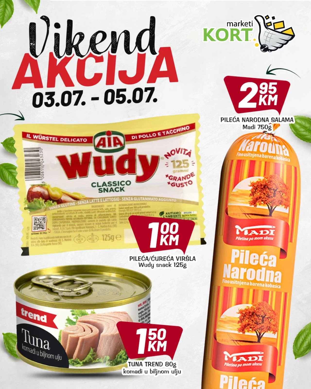 Kort vikend akcija 3-5.7.2026. - str. 1