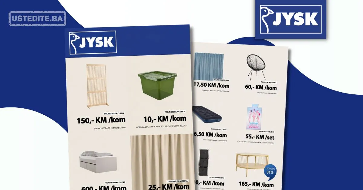 Jysk TRAJNO NISKE CIJENE