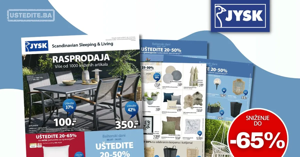 Jysk katalog 8-21.7.2026.