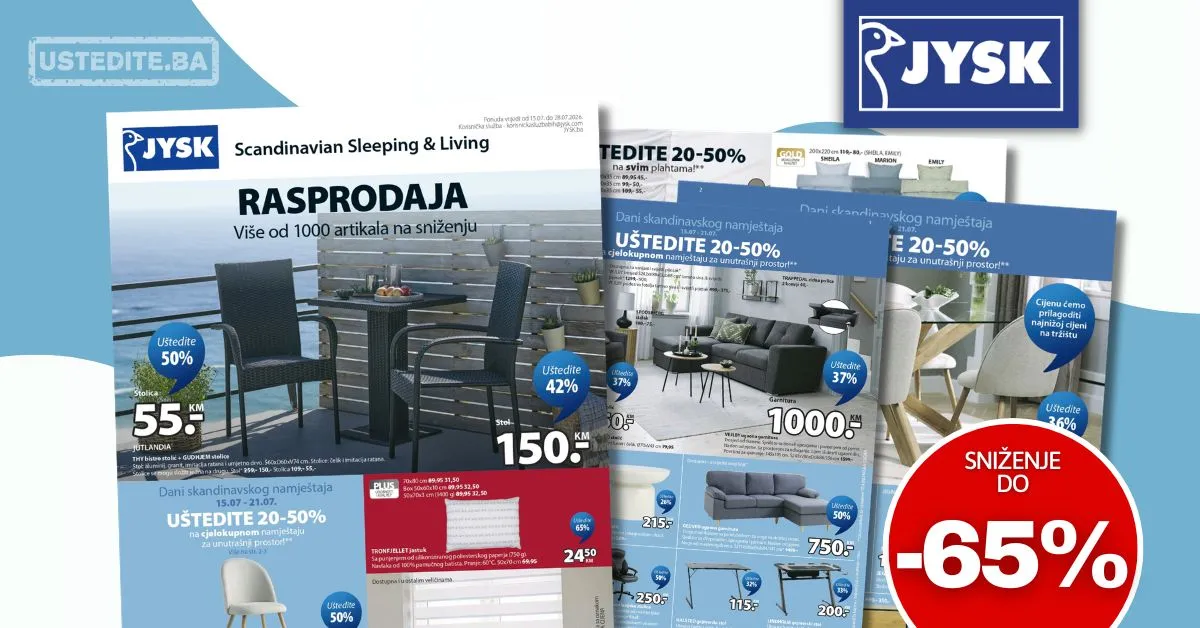 Jysk katalog 15-28.7.2026.