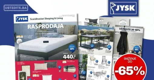 Jysk katalog RASPRODAJA 22-28.7.2026.