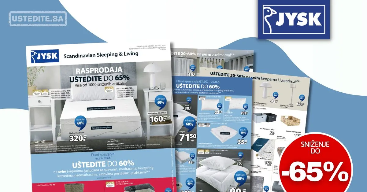 Jysk katalog 1-14.7.2026.