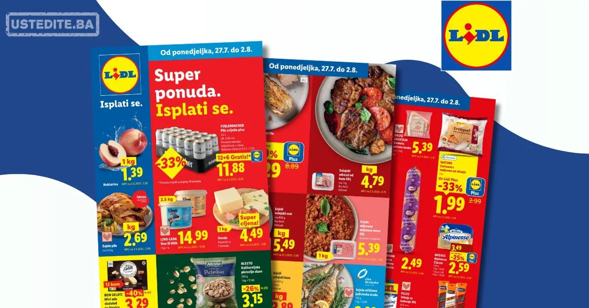 Lidl katalog HRVATSKA 27.7-2.8.2026.