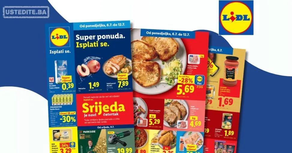 Lidl katalog HRVATSKA 6-12.7.2026.