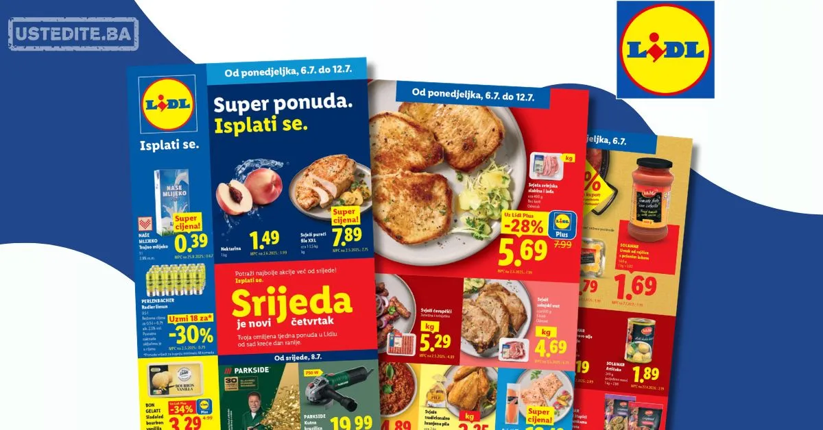 Lidl katalog HRVATSKA 6-12.7.2026.