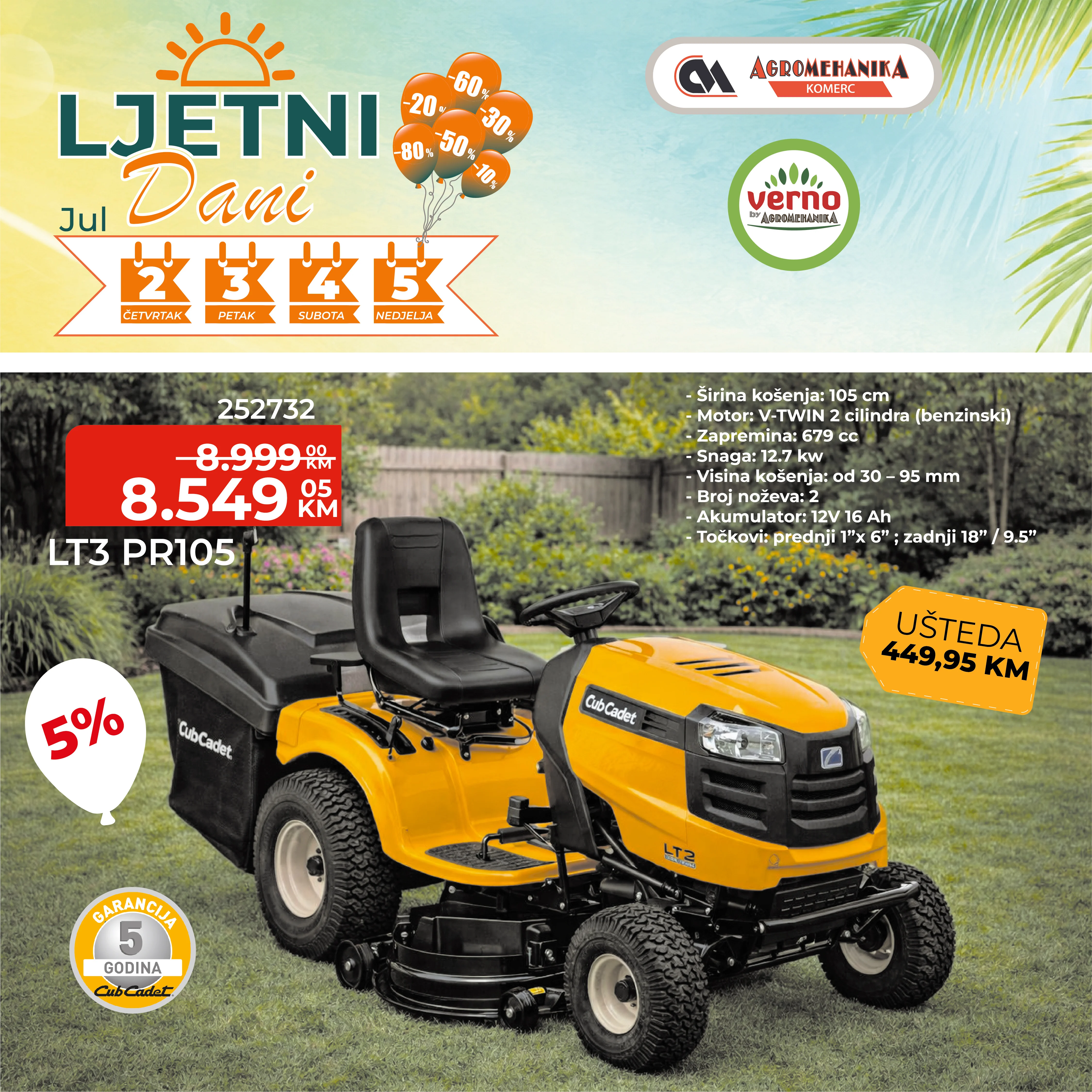 Verno by Agromehanika akcija LJETNI DANI 2-5.7.2026. - str. 5