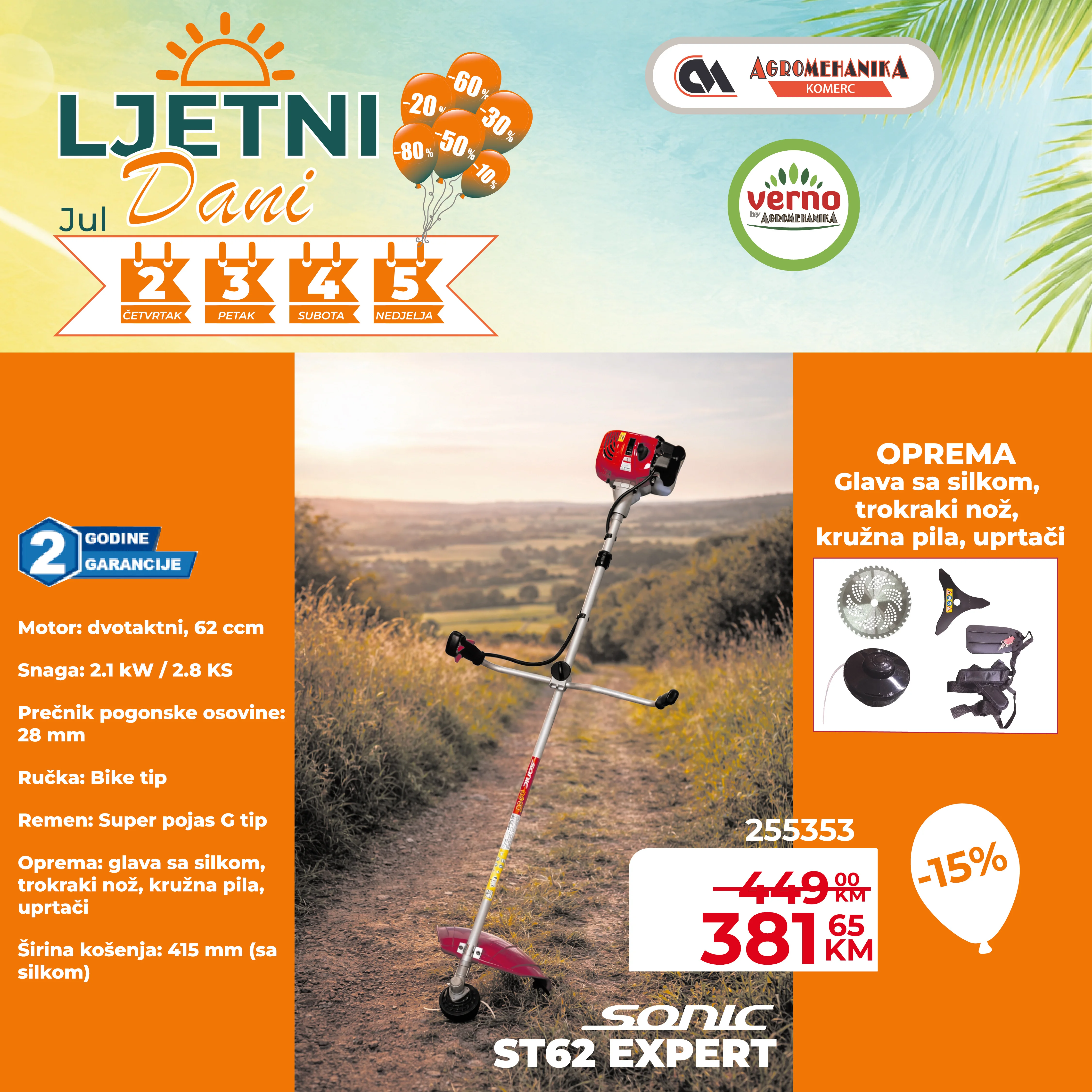 Verno by Agromehanika akcija LJETNI DANI 2-5.7.2026. - str. 8