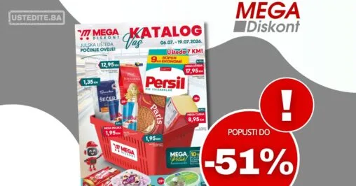 Mega Diskont katalog 6-19.7.2026.