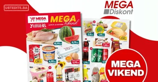Mega Diskont vikend akcija 9-12.7.2026.