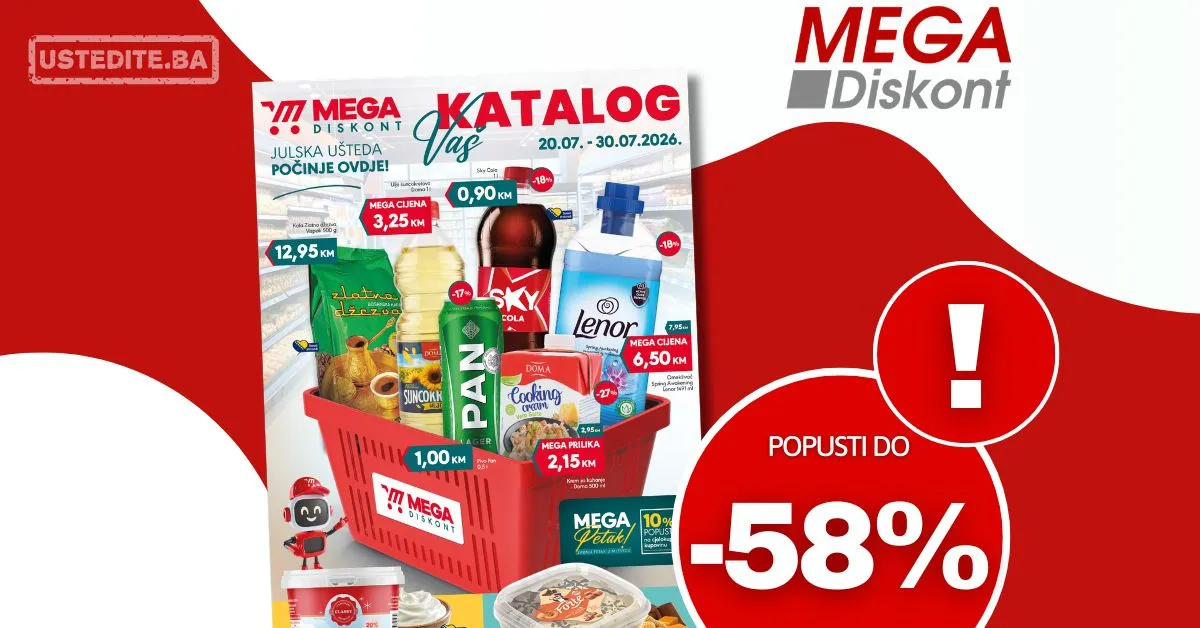 Mega Diskont katalog 20-30.7.20026.