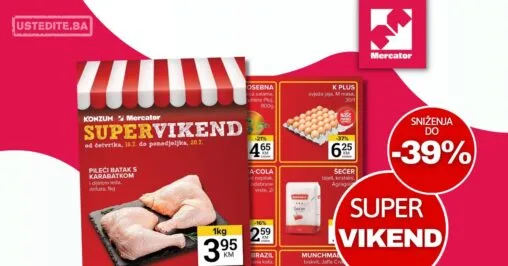 Mercator vikend akcija 16-20.7.2026.