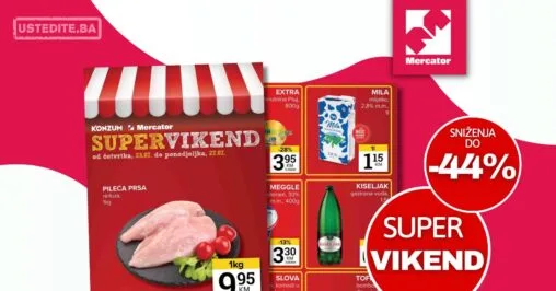 Mercator vikend akcija 23-27.7.2026.