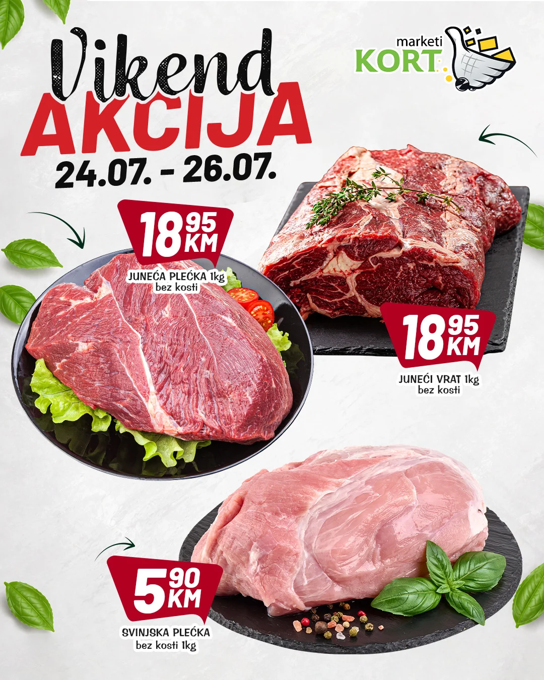 Kort vikend akcija 24-26.7.2026. - str. 1