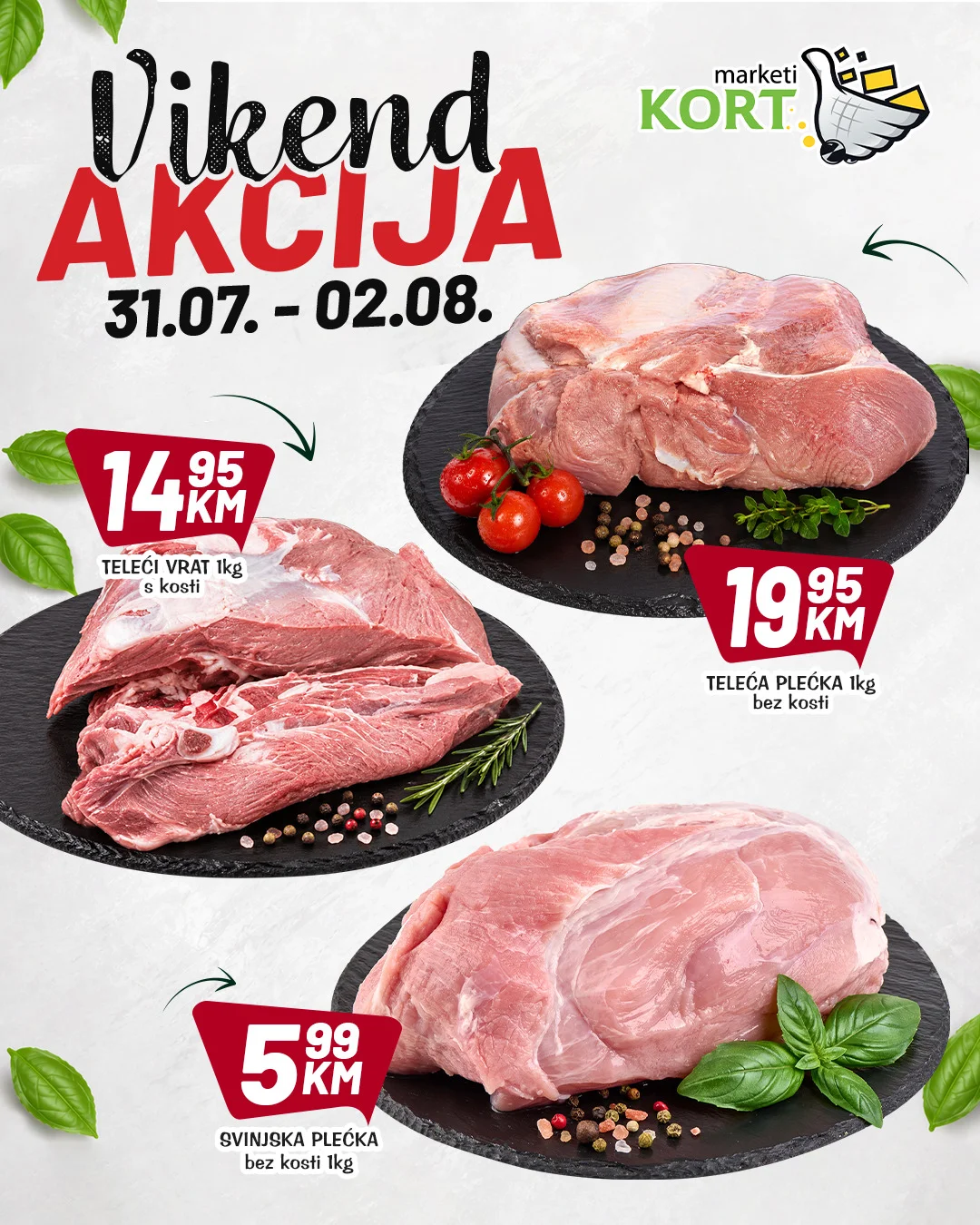 Kort vikend akcija 31.7-2.8.2026. - str. 1