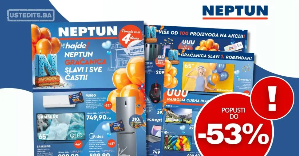 Neptun katalog GRAČANICA I ONLINE 16-19.7.2026.