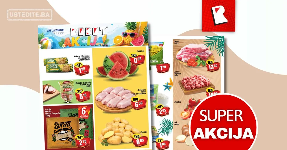 Robot akcija za početak sedmice 13-15.7.2026.