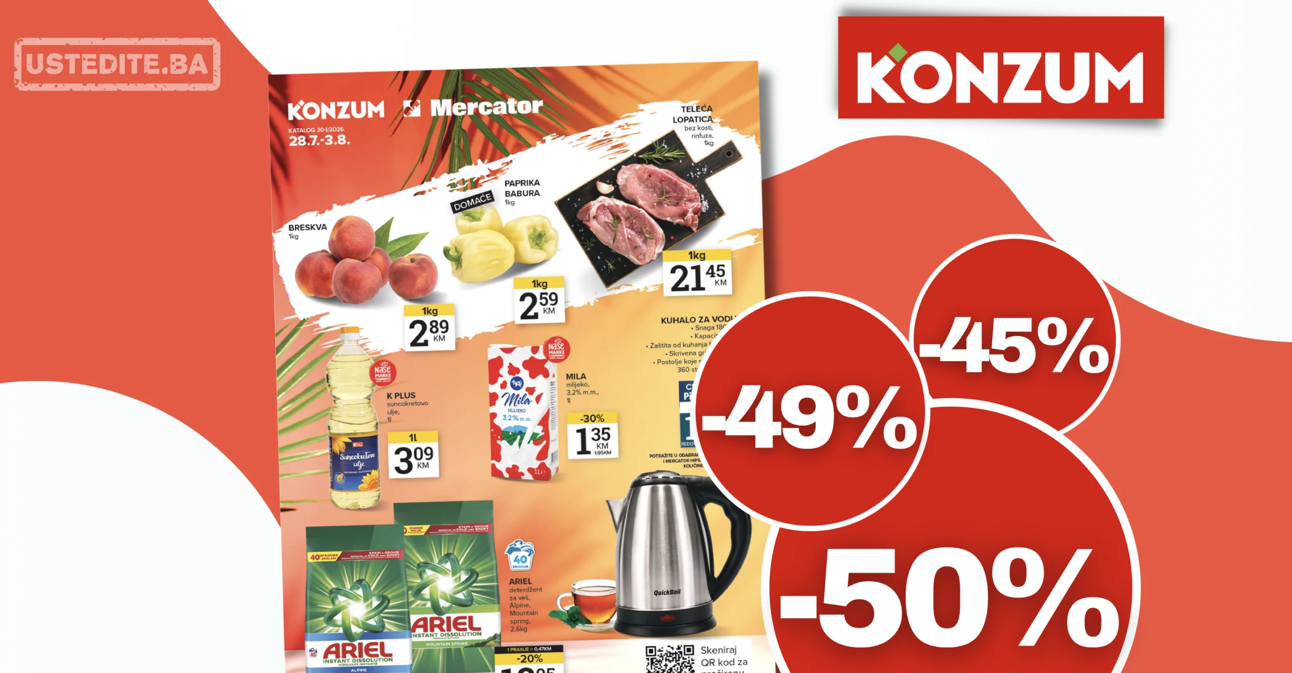Konzum katalog 28.7-3.8.2026.