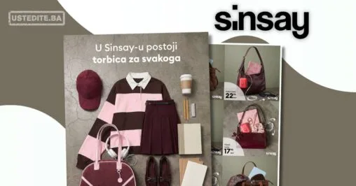 Sinsay akcija TORBE juli 2026.