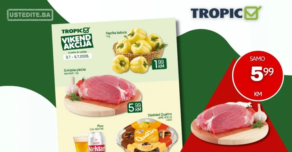 Tropic vikend akcija 3-5.7.2026.
