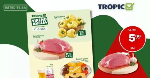 Tropic vikend akcija 3-5.7.2026.
