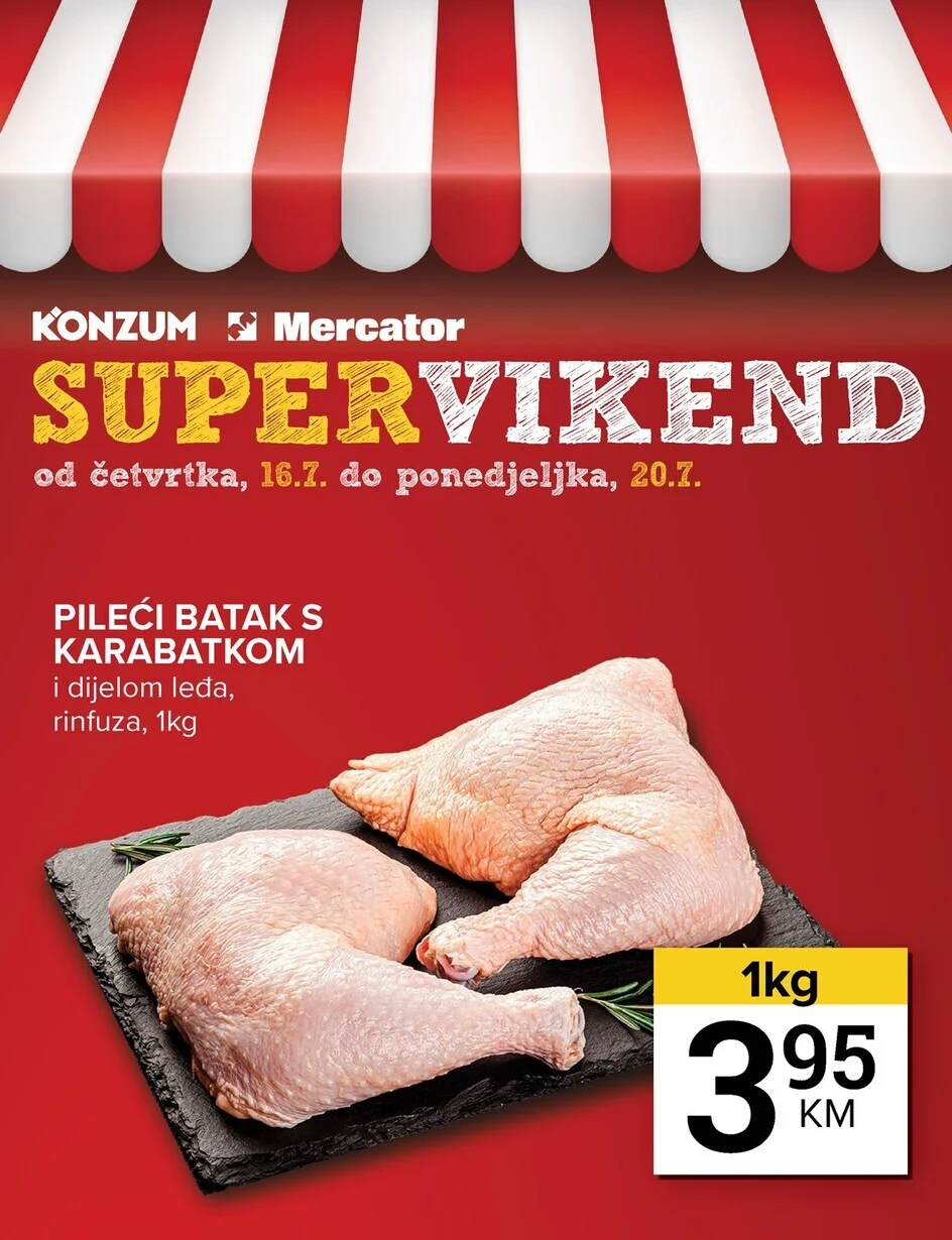 Konzum vikend akcija 16-20.7.2026. - str. 1