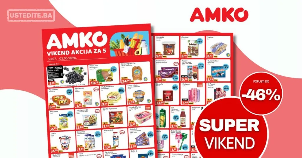 Amko vikend akcija 30.7-3.8.2026.