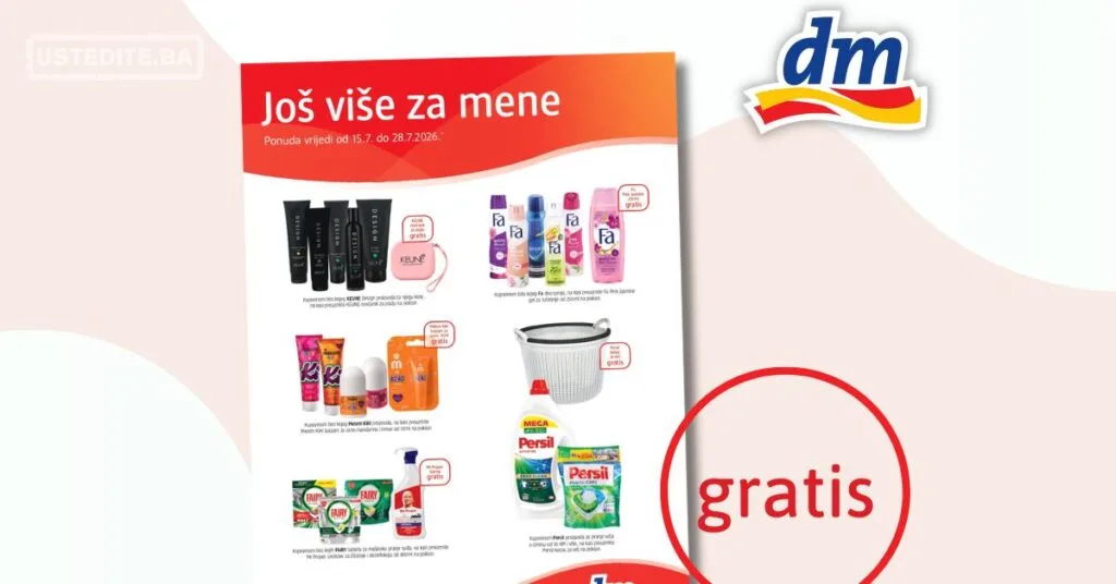 dm GRATIS – akcija do 28.7.2026.